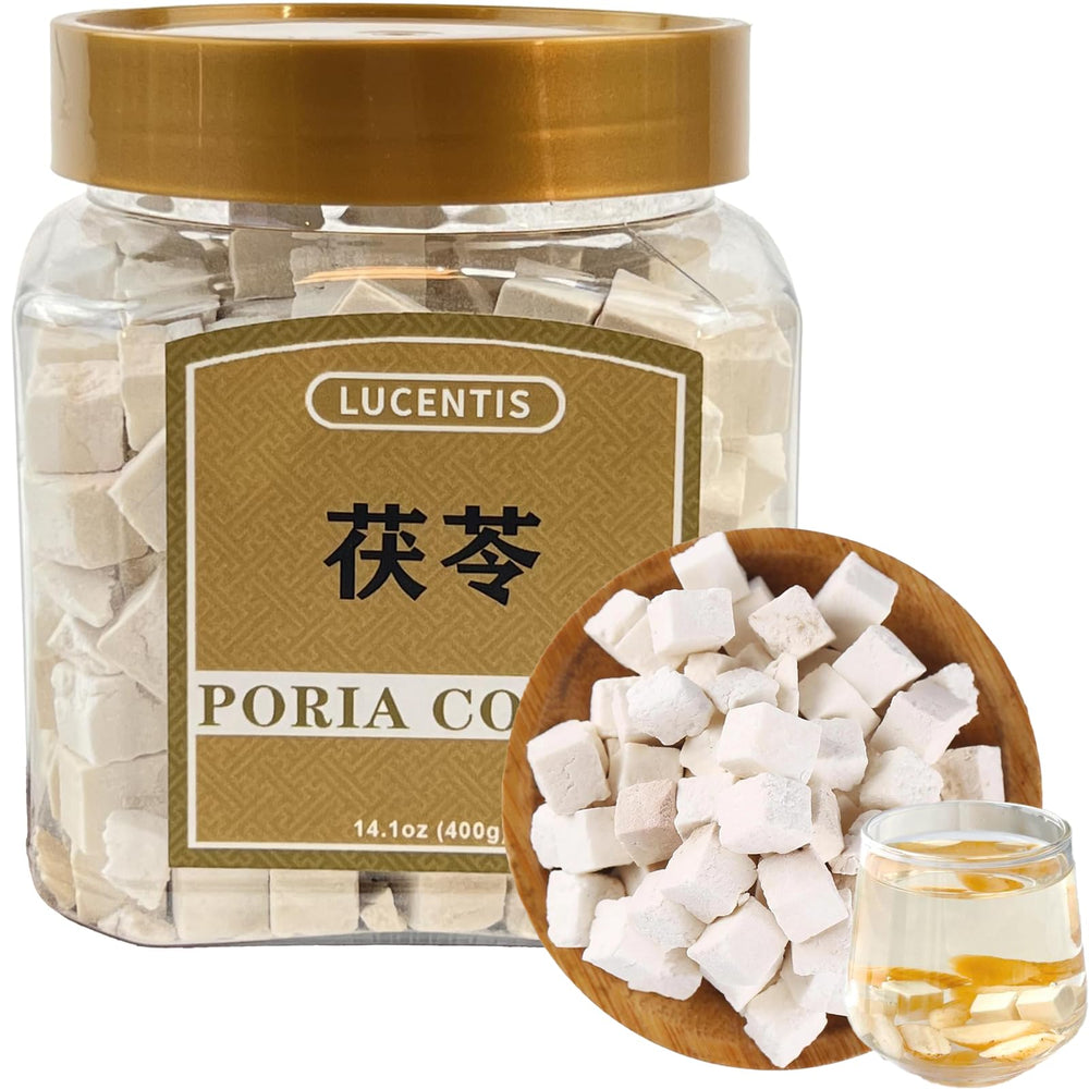 LUCENTIS jar front view showing Fu Ling for organized pantry and easy use