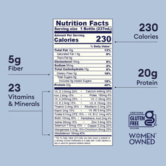Lucille label closeup highlighting ingredients and clear brand benefit