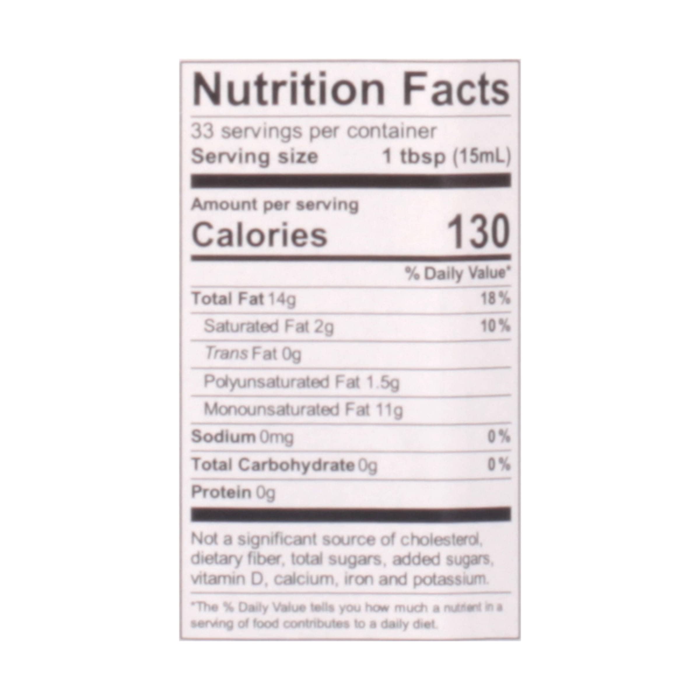 Lucini bottle next to measuring items to show 500 mL scale, clarifies size
