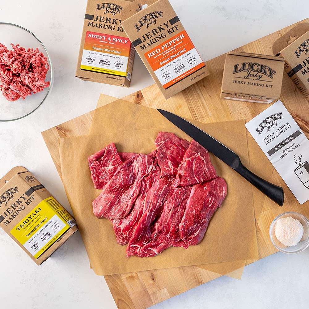 Lucky Beef Jerky label and instructions image emphasizing clear guidance