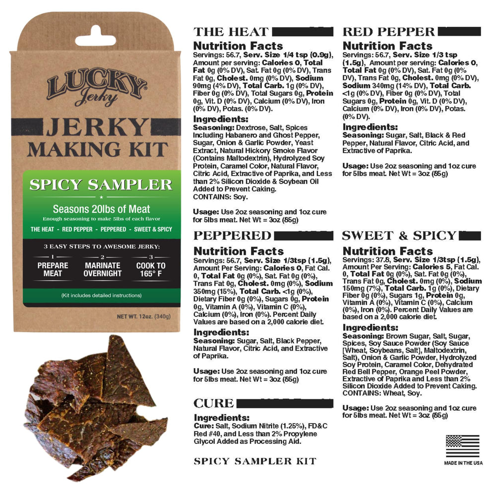 Lucky Beef Jerky marinated meat in bowl demonstrating even seasoning penetration