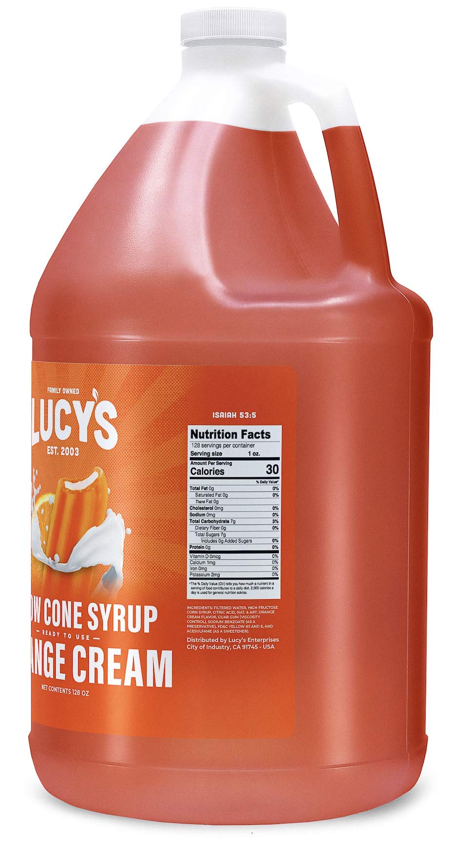 Lucy's close-up of syrup pouring, illustrating smooth pour and rich texture