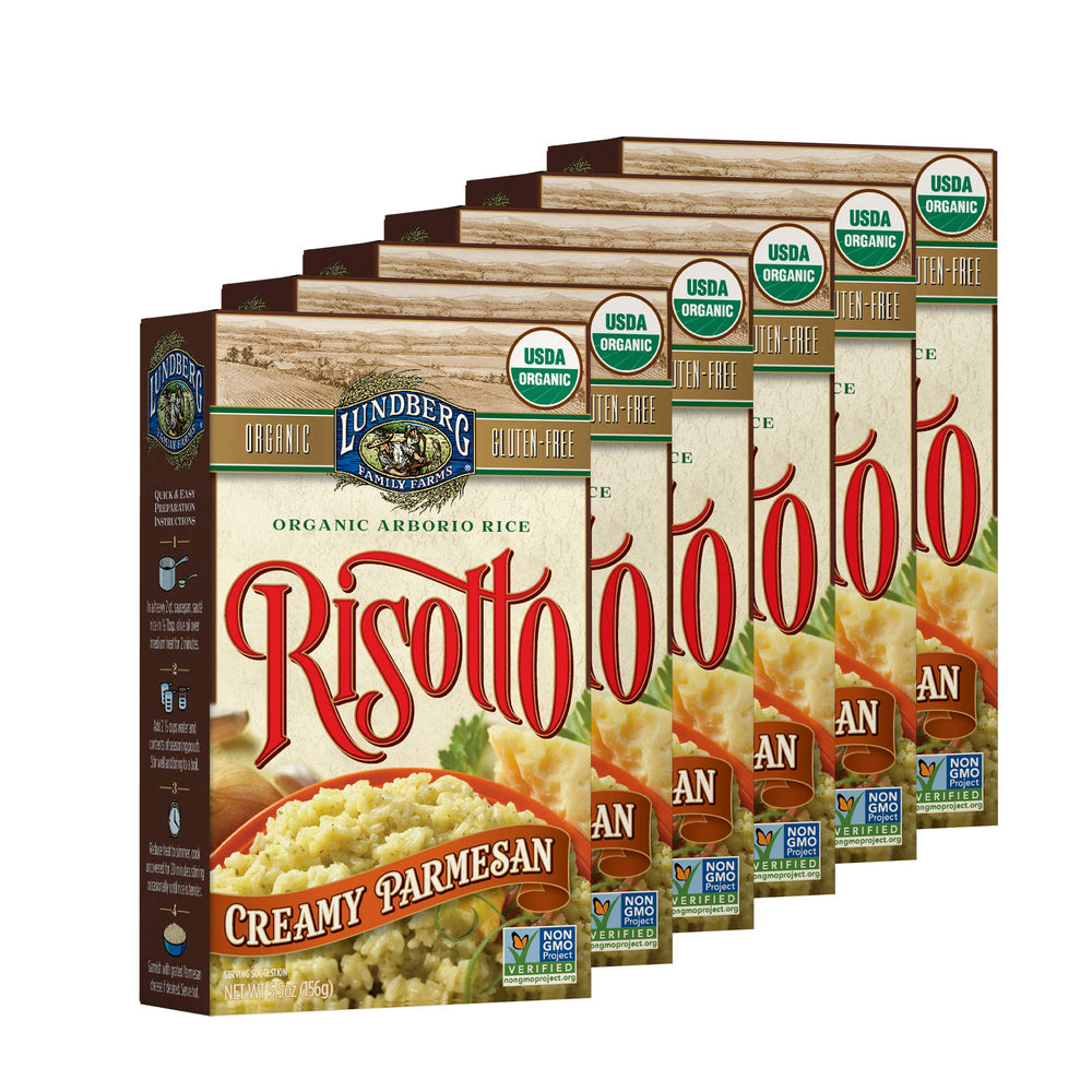 Lundberg front packaging showing product name and organic badge for quick selection