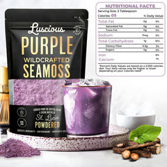Luscious Purple gel in jar demonstrating thick smooth consistency benefit