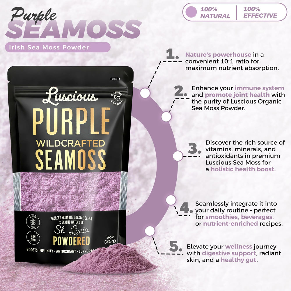 Luscious Purple powder close-up highlighting fine texture and easy blending