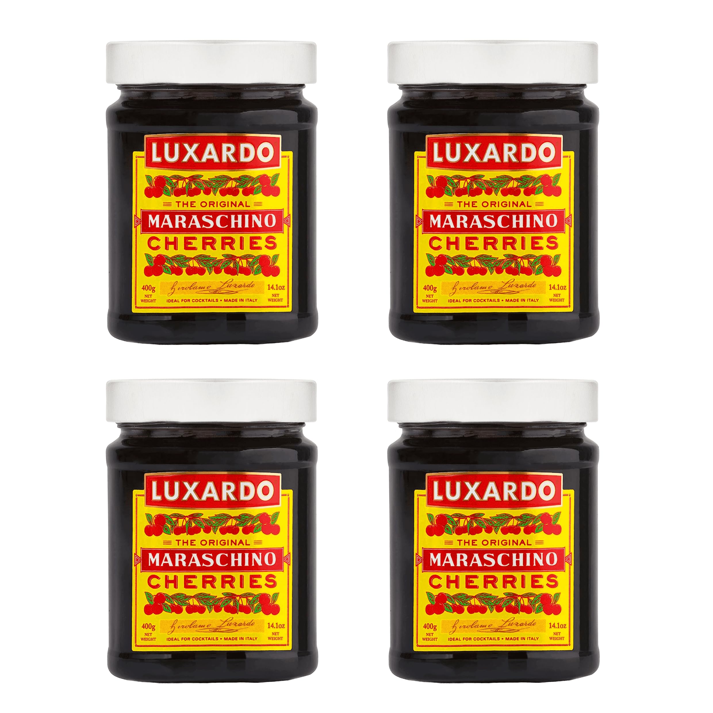 luxardo front packaging jar showing full label and elegant glass container benefit authentic look