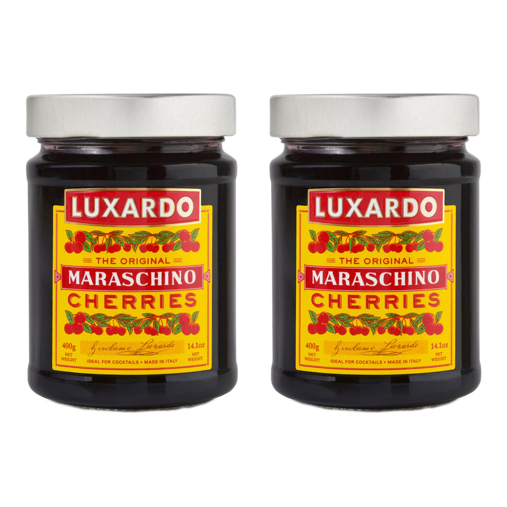 luxardo front packaging showing two 400g jars and brand clarity benefit
