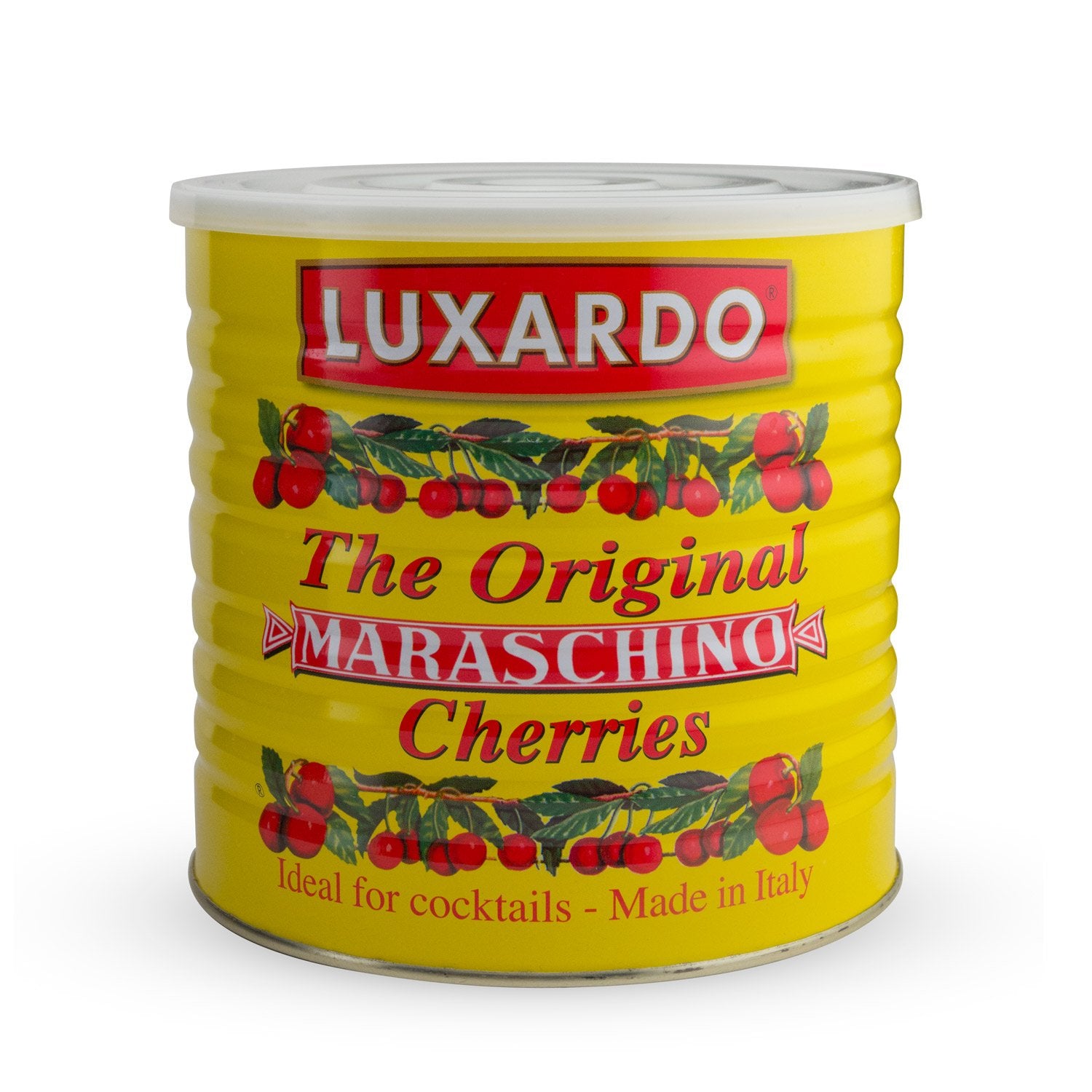 Luxardo syrup pouring from can highlighting glaze and cocktail use