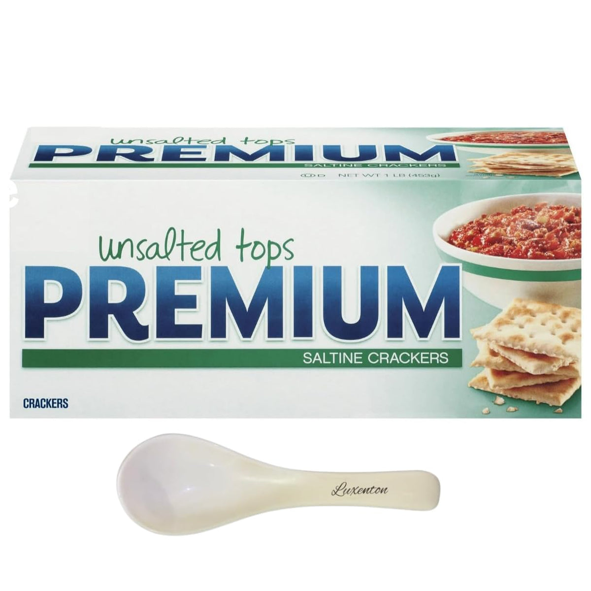 Luxenton front box packaging showing size and protection benefit