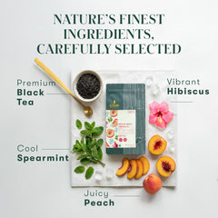 Luxmi Estates biodegradable pitcher bag close-up revealing real ingredients and ease