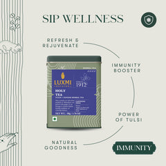Luxmi Estates steeping tea cup releasing amber color and aroma