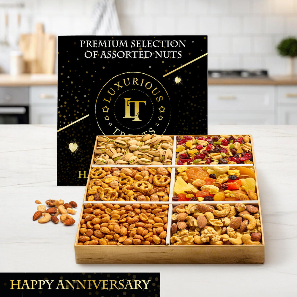 Luxurious Treats close-up of roasted salted pistachios highlighting crunchy texture benefit