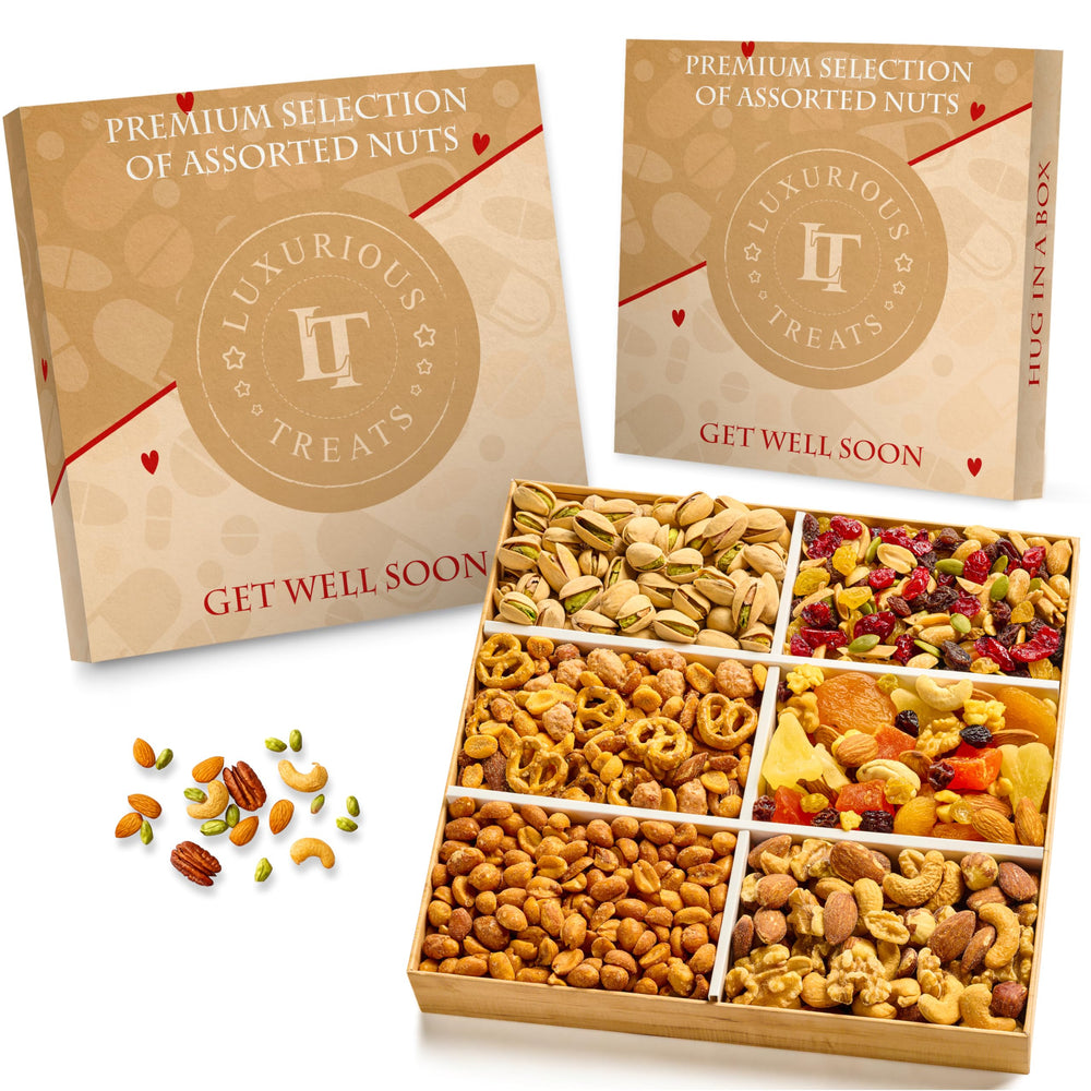 Luxurious Treats front packaging showing ready-to-gift tray and sleeve