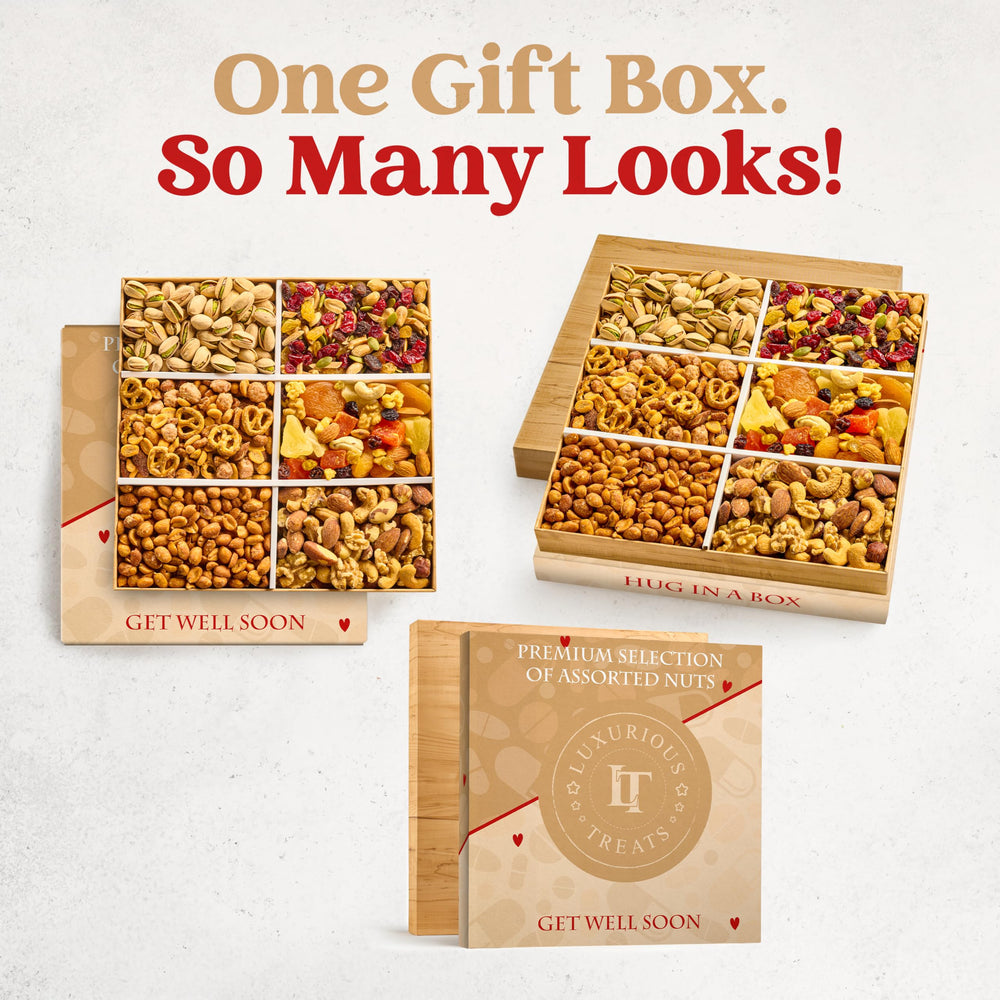 Luxurious Treats mix portions individually sealed for freshness and easy sharing