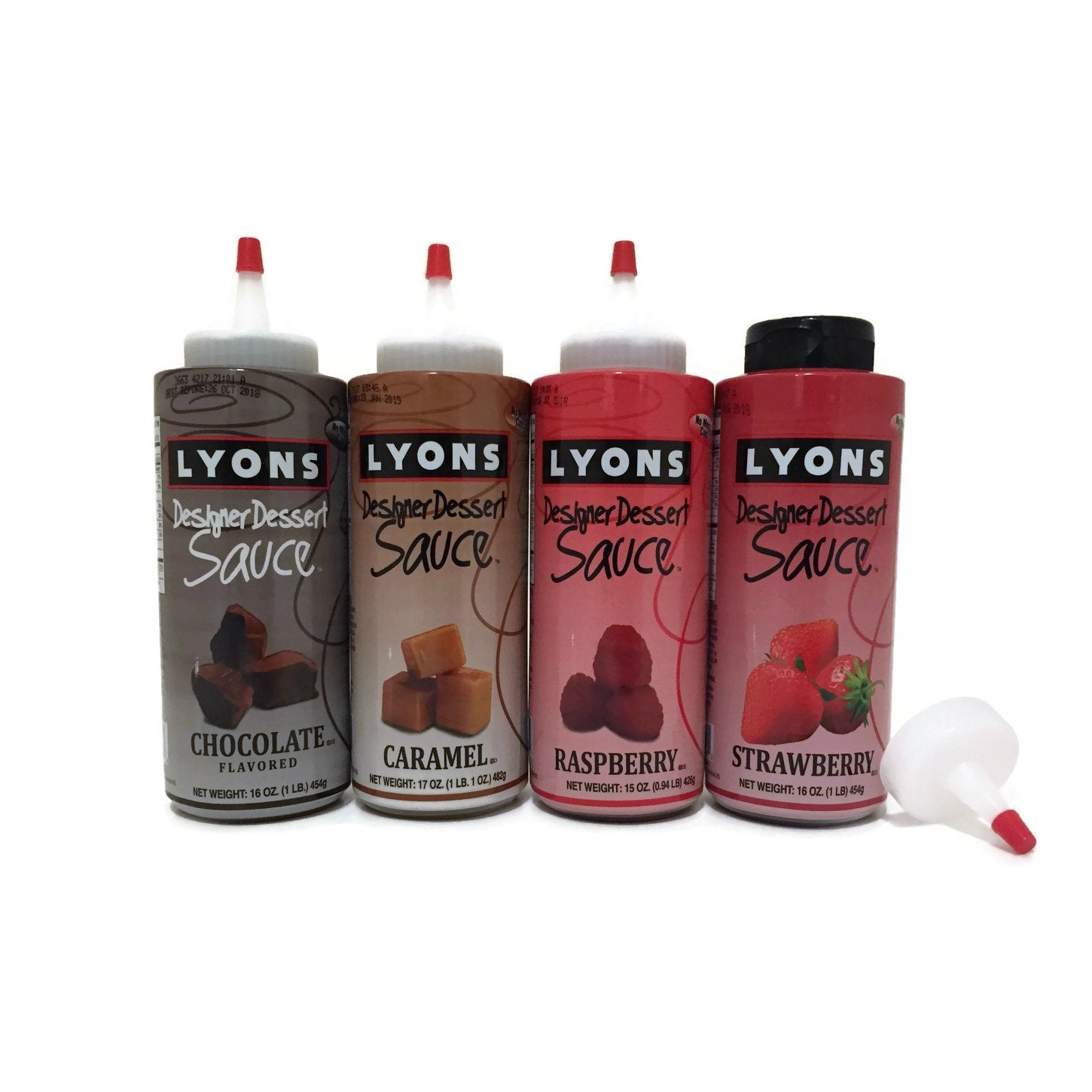 Lyons front packaging of four-sauce bundle showing convenience