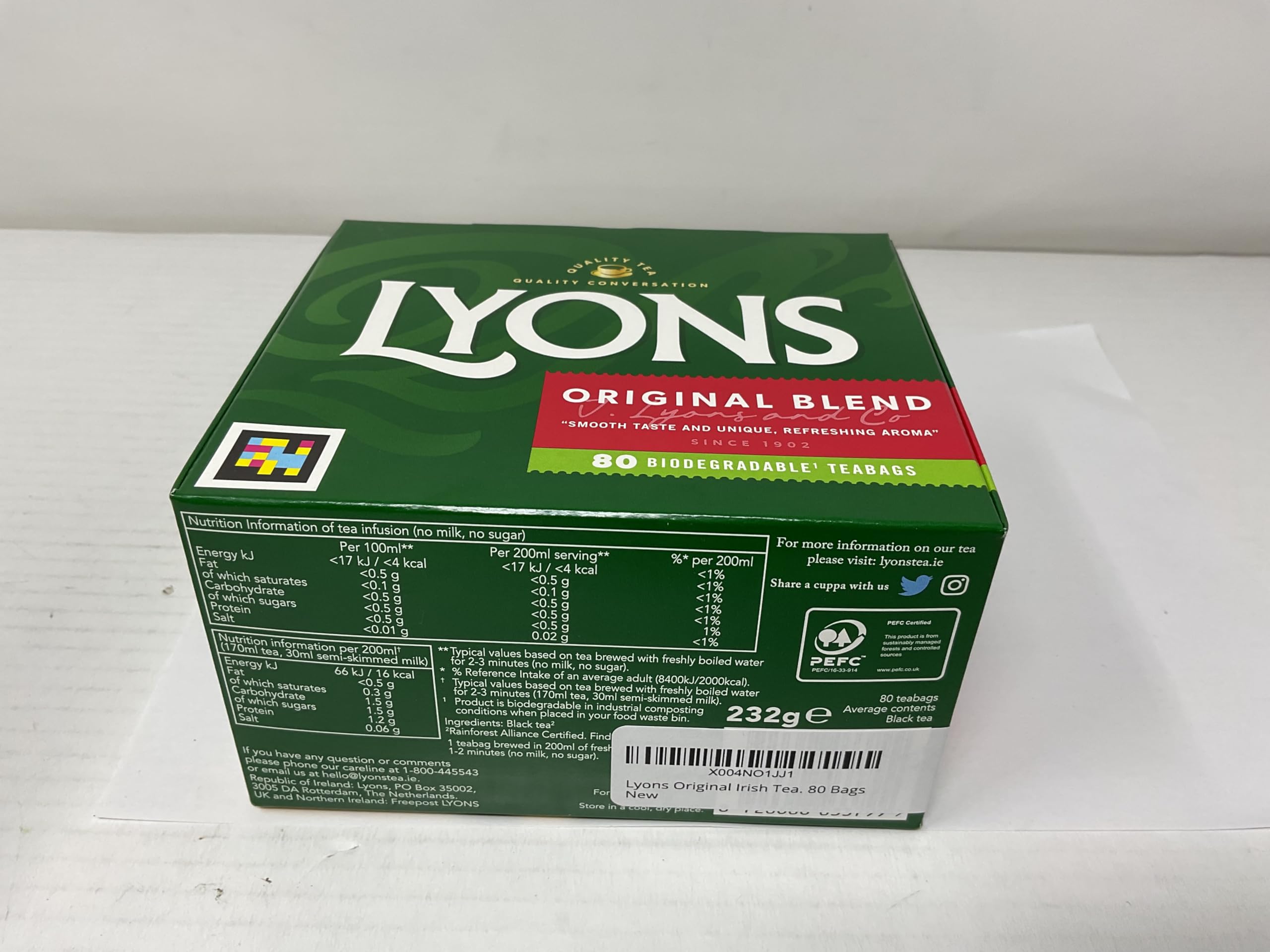 Lyons tea in a breakfast setting with toast, lifestyle pairing and comfort benefit