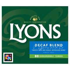 Close-up of Lyons pyramid tea bag with visible leaf expansion for fuller flavor extraction