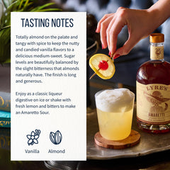 LYRE'S served over ice in a rocks glass emphasizing refreshing sipability