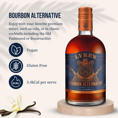 Lyre's close-up of vanilla and oak notes conveying rich aroma