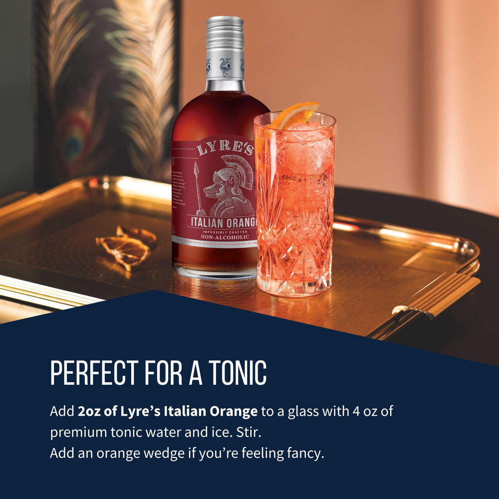 Lyre's spritz served outdoors showcasing party and summer benefit