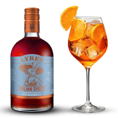 Lyre's bottle front packaging showing label and citrus appeal for easy recognition