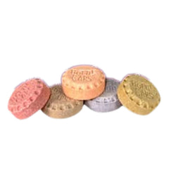 LYZA'S SWEETS & TREATS close-up of crunchy candy texture, delivers classic soda flavor