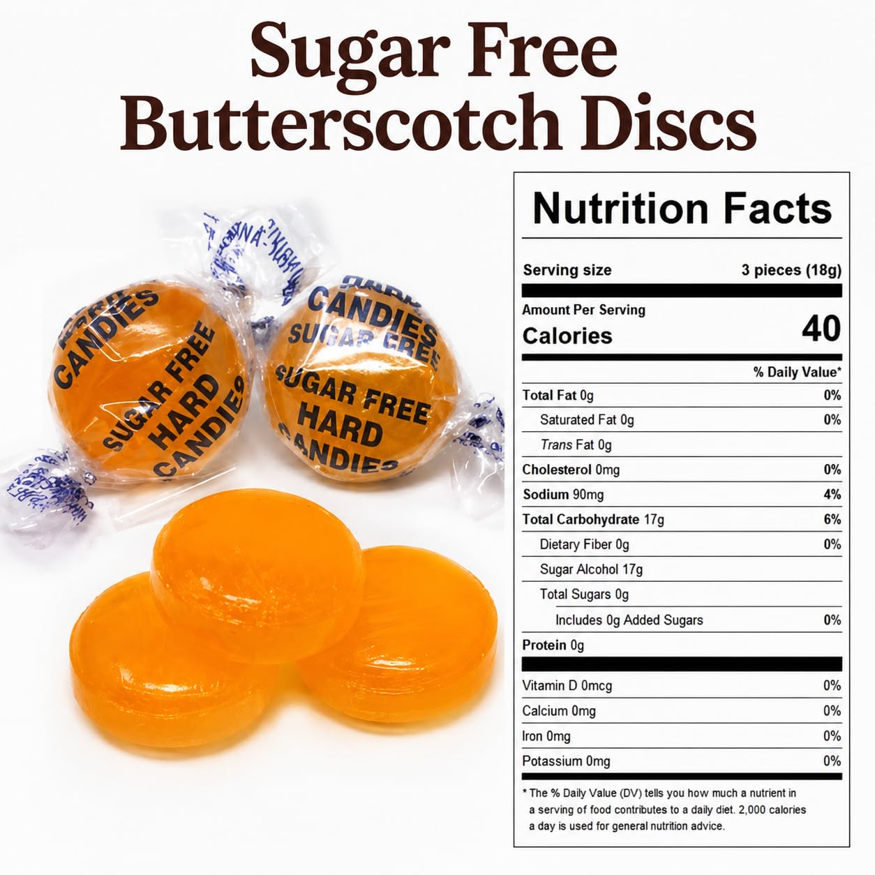 LYZA'S SWEETS & TREATS close-up of disc texture highlighting smooth glossy finish