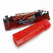 LYZA'S SWEETS & TREATS close up of chewy licorice texture for satisfying chew