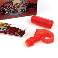 LYZA'S SWEETS & TREATS single roll next to a ruler showing true 2 oz portion size