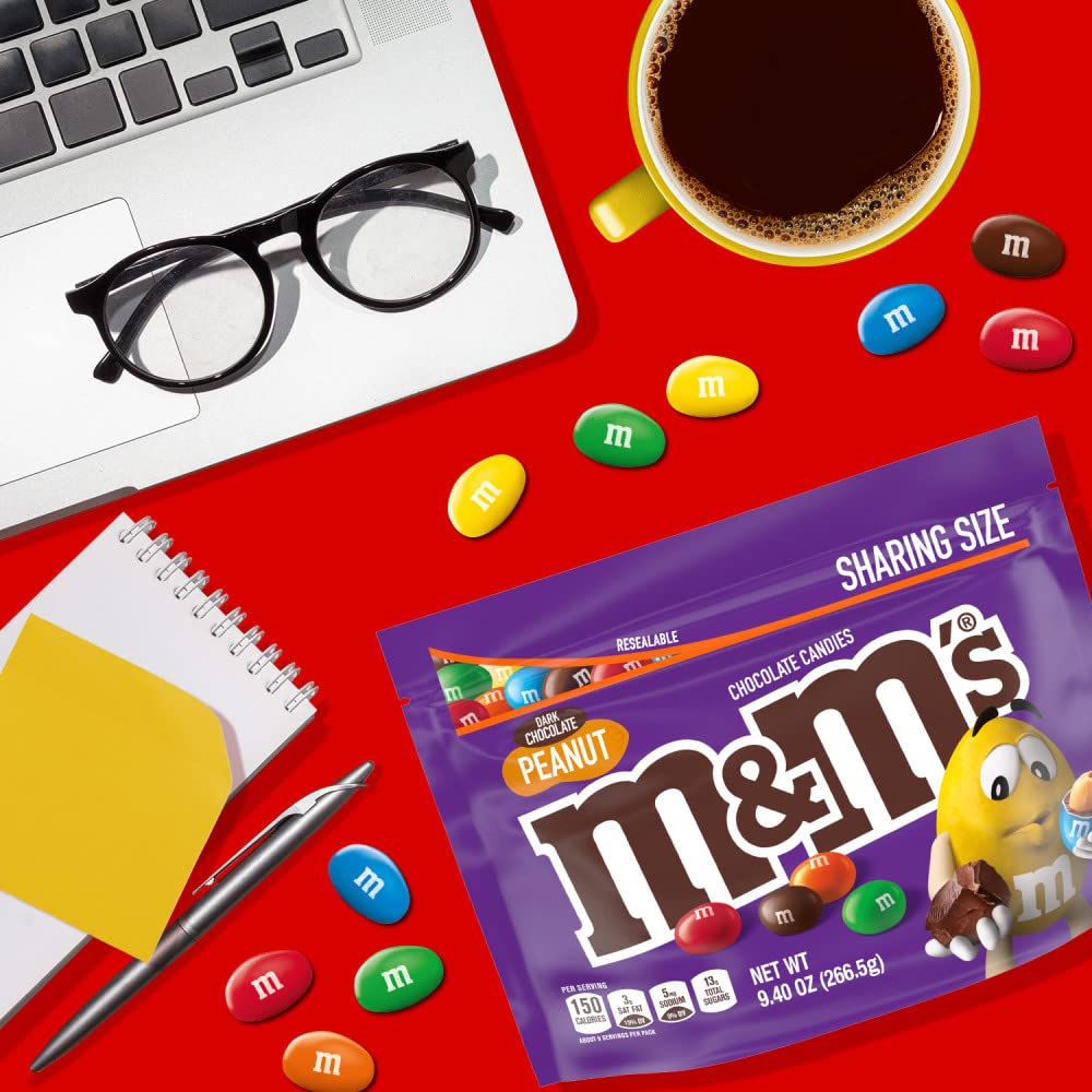 M&M's pouring into a bowl for parties and easy serving