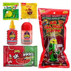 Ma Lit Candy Big Tex chamoy pickle front packaging showing kit contents and appeal