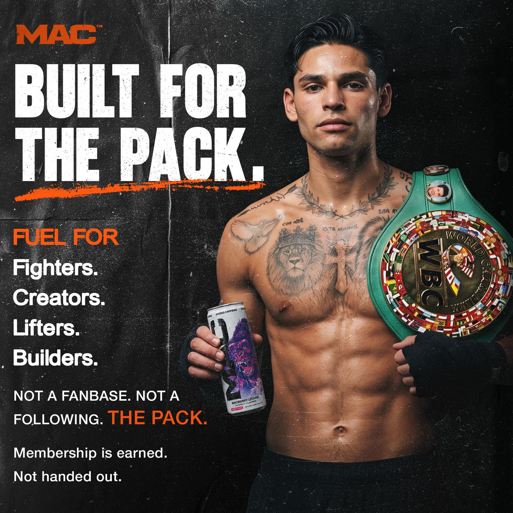 MAC Energy can on study desk with laptop showing focus-support during work