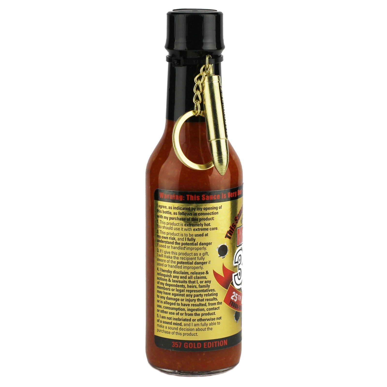 Mad Dog Gear label closeup highlighting pepper blend and extract information