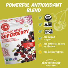 Made In Nature close-up of berries and pepitas highlighting texture and natural ingredients