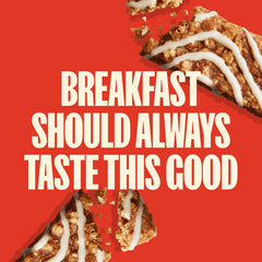 MadeGood individually wrapped cinnamon bun bar ready to grab for a portable breakfast