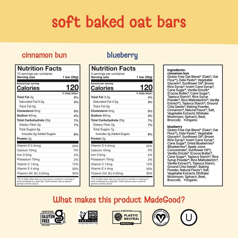 MadeGood granola bites held in hand for convenient on-the-go snacking