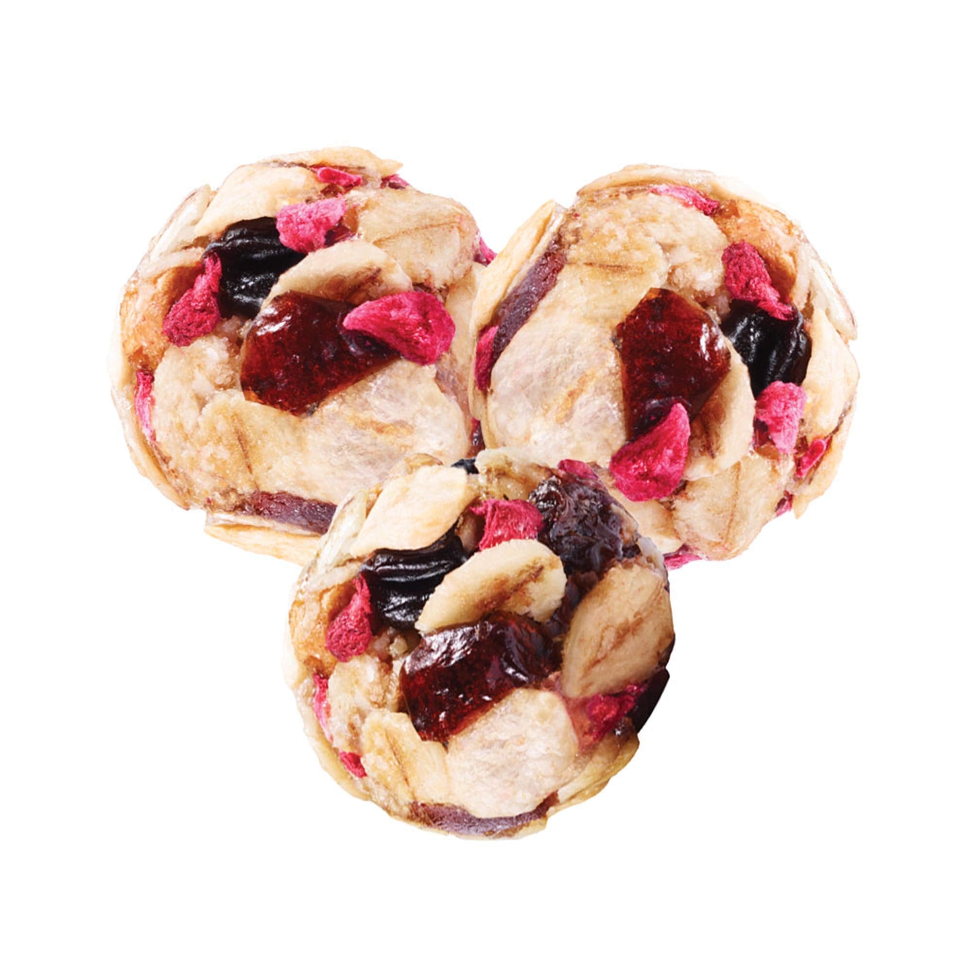 MadeGood visible dried berry pieces detail highlighting natural fruit flavor and color