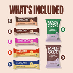 MadeGood blueberry soft-baked bar close-up showing real fruit pieces