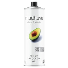 Madhava front tin showing product packaging and quantity benefit
