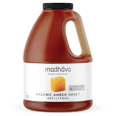 Madhava front label showing organic certifications and clean-label trust