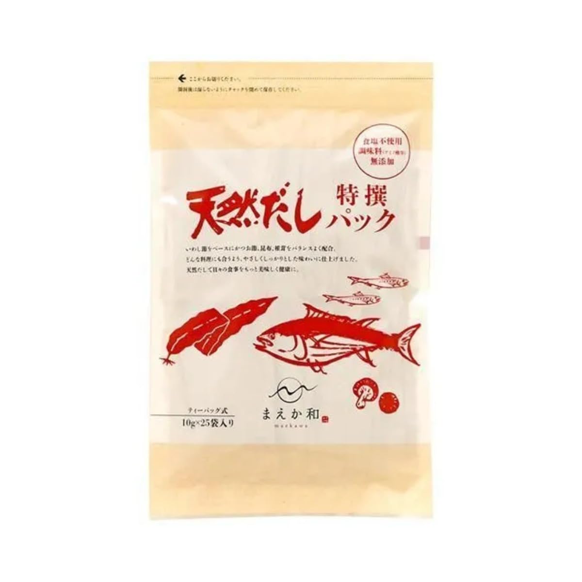Maekawa front packaging showing 10g sachets and product benefits