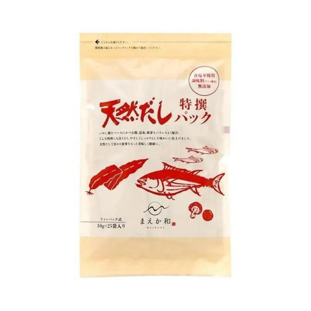Maekawa front packaging showing 10g sachets and product benefits