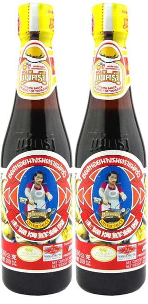 Maekrua front label on 11 oz bottle showing brand and seasoning benefit