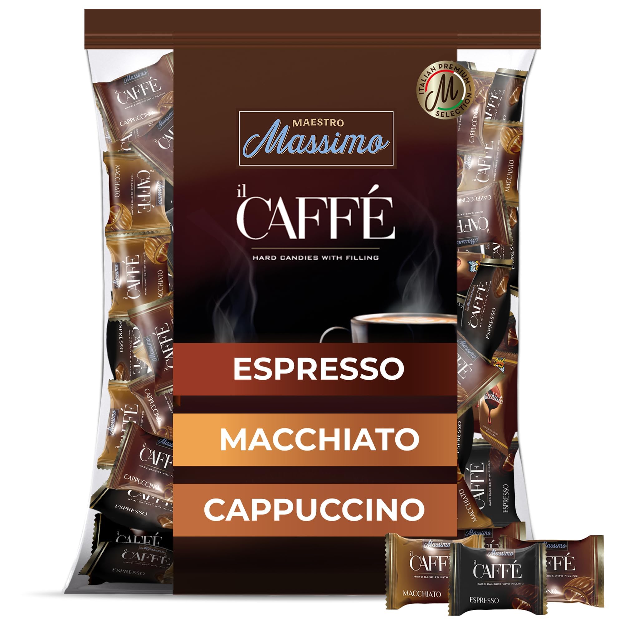 Maestro Massimo front packaging showing bulk bag and branding for easy recognition