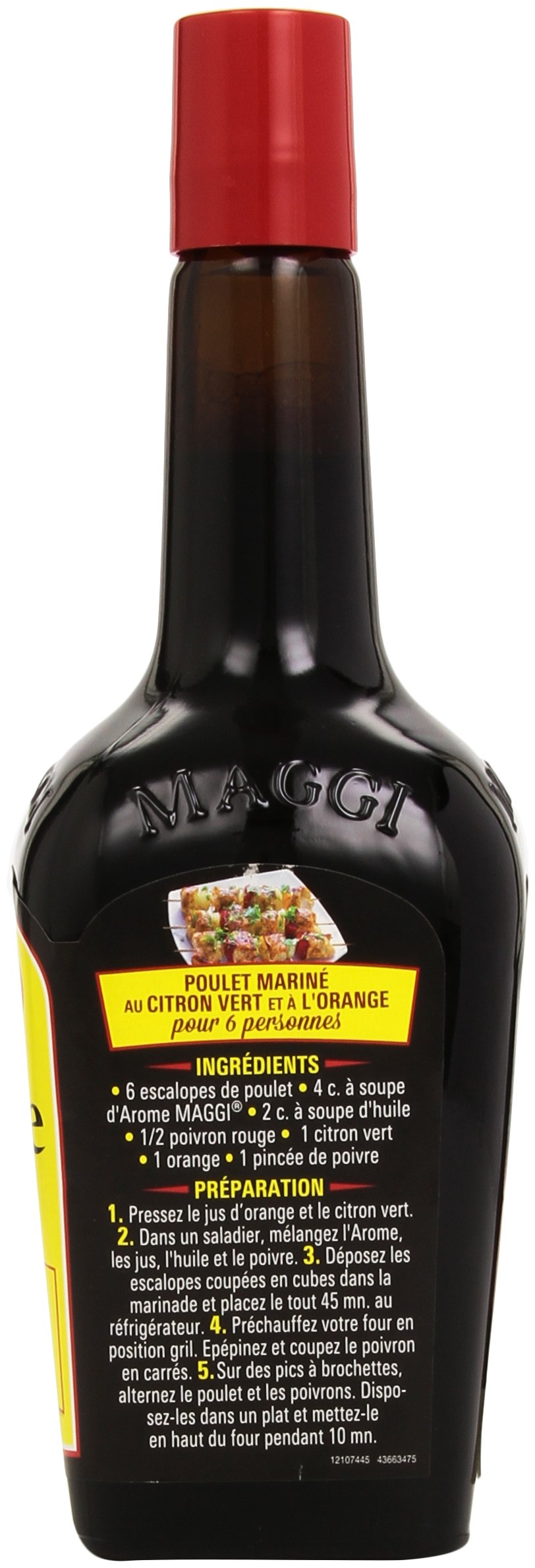 Maggi Arome Saveur pouring stream close-up demonstrating easy-measure pour and controlled flavoring