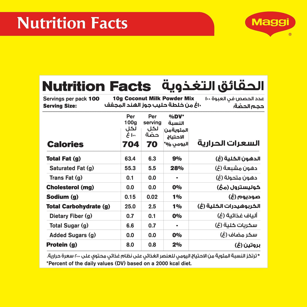 Nestle Professional Maggi 1kg pack beside measuring jug showing volume yield benefit