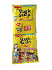 Maggi Magic Sarap front packaging showing 16 sachets and brand for authentic flavor