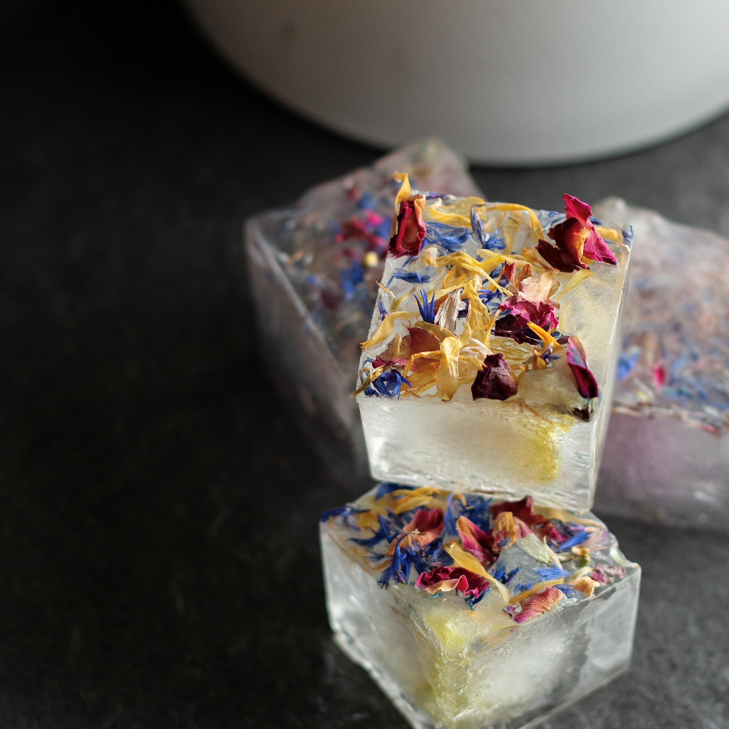 MagJo petals floating in cocktail glass enhancing visual and aromatic appeal