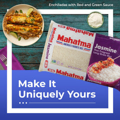 Mahatma bowl of cooked jasmine rice showcasing soft slightly sticky texture benefit