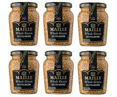 Maille Old Style front packaging showing jar and label for pantry stocking